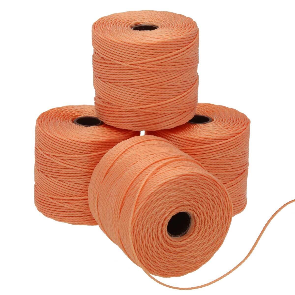 Nylon S-Lon draad Pumpkin Tex210 0,5mm - 70 meter-koord-Kraaltjes van Renate