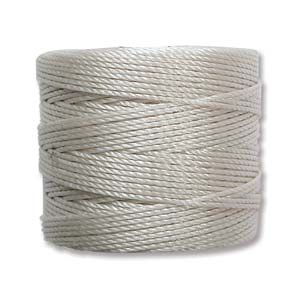 Nylon S-Lon draad Tex210 beige cream 0,5mm - 70 meter-Kraaltjes van Renate