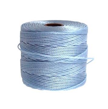 Nylon S-Lon draad Tex210 blue morning 0,5mm - 70 meter-Kraaltjes van Renate