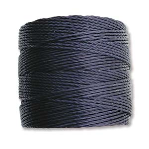 Nylon S-Lon draad Tex210 navy 0,5mm - 70 meter-Kraaltjes van Renate