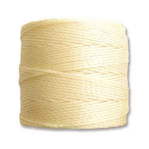 Nylon S-Lon draad Tex210 yellow 0,5mm - 70 meter-Kraaltjes van Renate