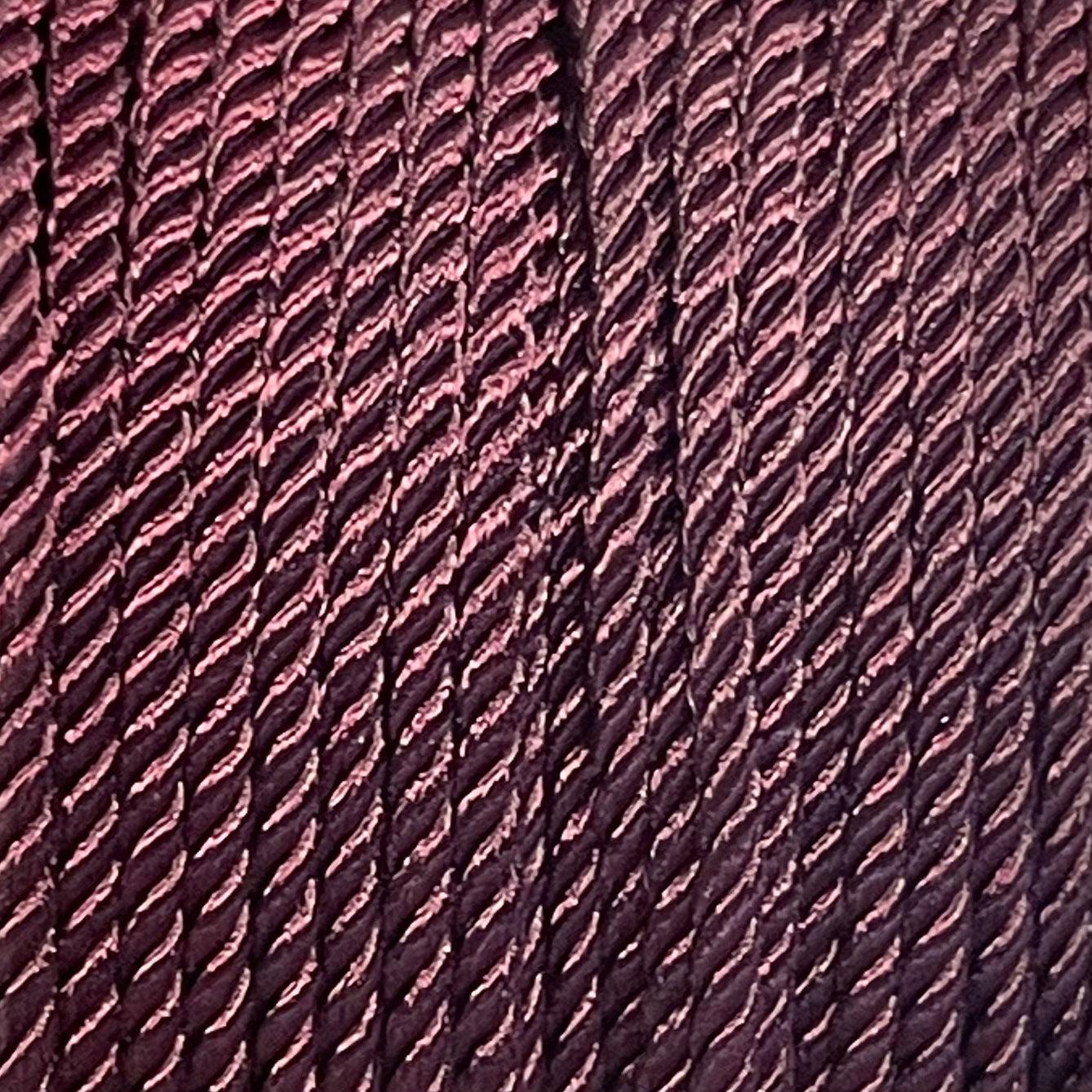 Nylon gedraaid koord aubergine 2mm - 2 meter-koord-Kraaltjes van Renate