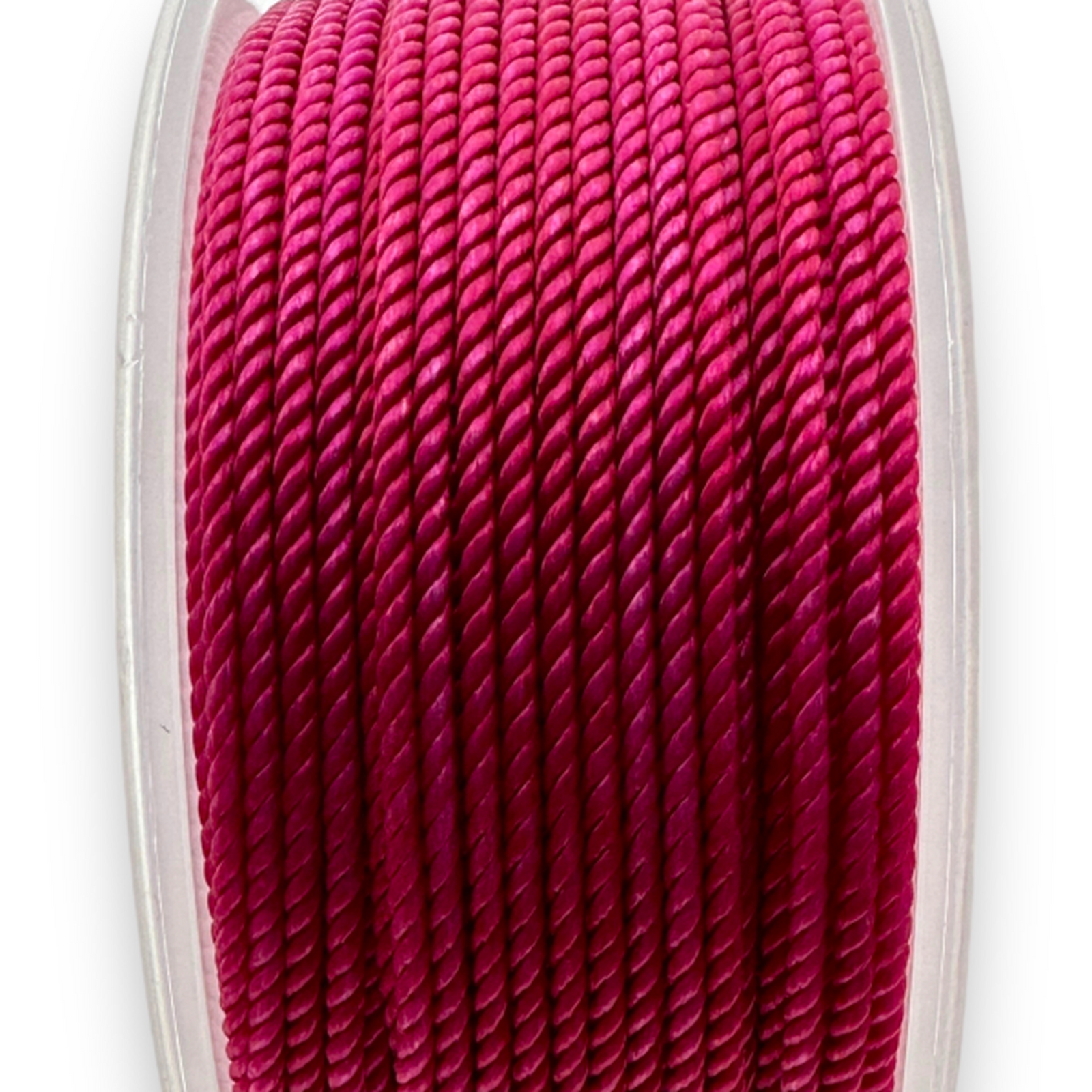 Nylon gedraaid koord cerise 2mm - 2 meter-koord-Kraaltjes van Renate
