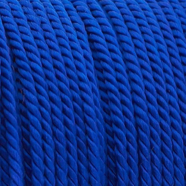 Nylon gedraaid koord donker blauw 2mm - 2 meter-koord-Kraaltjes van Renate