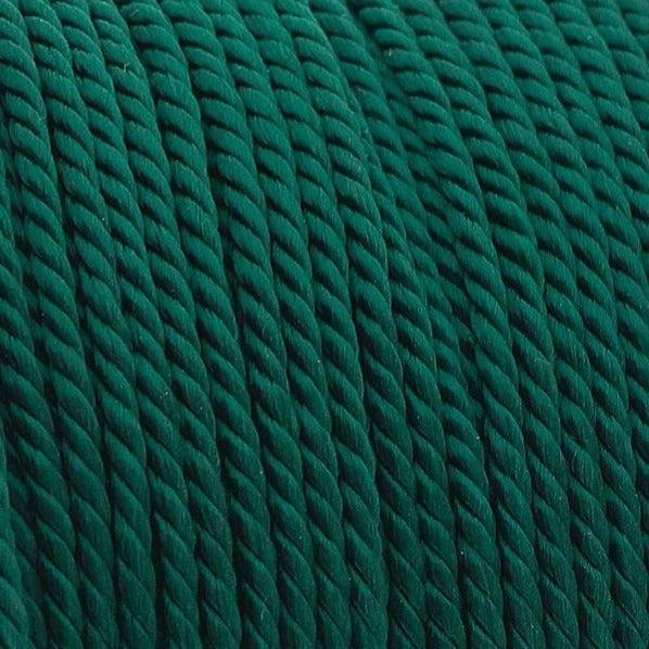 Nylon gedraaid koord donker groen 2mm - 2 meter-koord-Kraaltjes van Renate