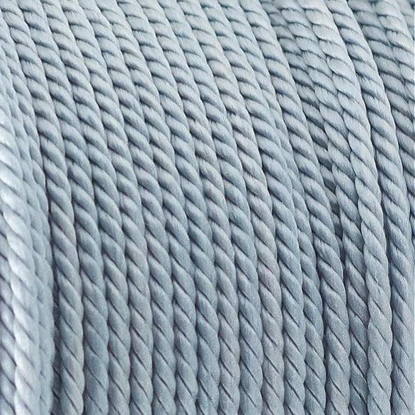 Nylon gedraaid koord grey 2mm - 2 meter-koord-Kraaltjes van Renate