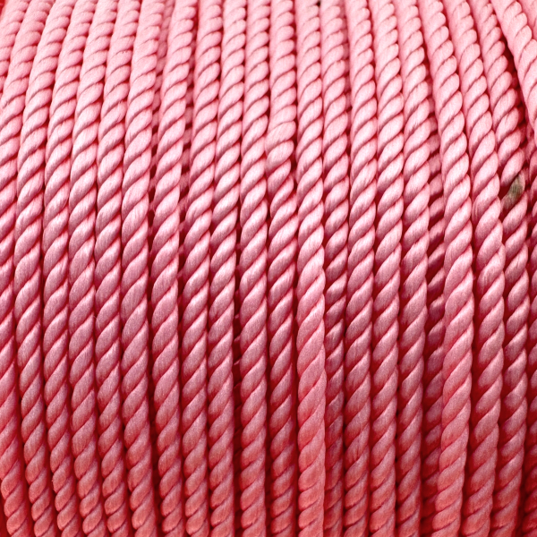 Nylon gedraaid koord lichtroze 2mm - 2 meter-koord-Kraaltjes van Renate