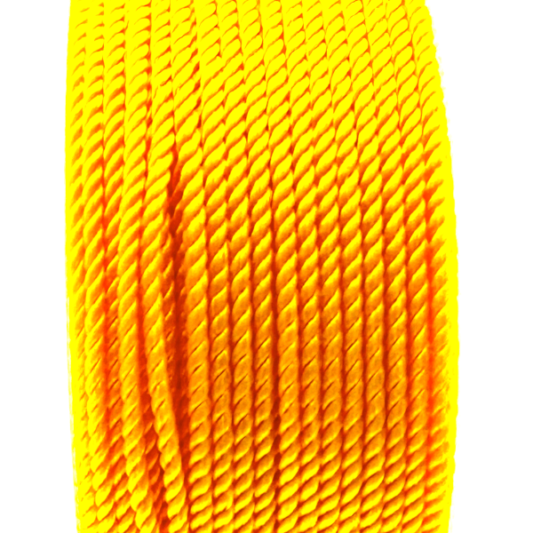 Nylon gedraaid koord oranje 2mm - 2 meter-koord-Kraaltjes van Renate