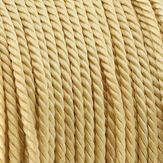 Nylon gedraaid koord sand 2mm - 2 meter-koord-Kraaltjes van Renate