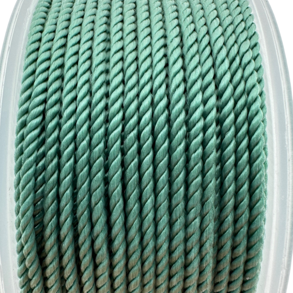 Nylon gedraaid koord turquoise 2mm - 2 meter-koord-Kraaltjes van Renate