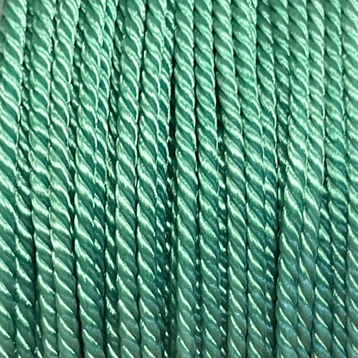 Nylon gedraaid koord turquoise 2mm - 2 meter-koord-Kraaltjes van Renate