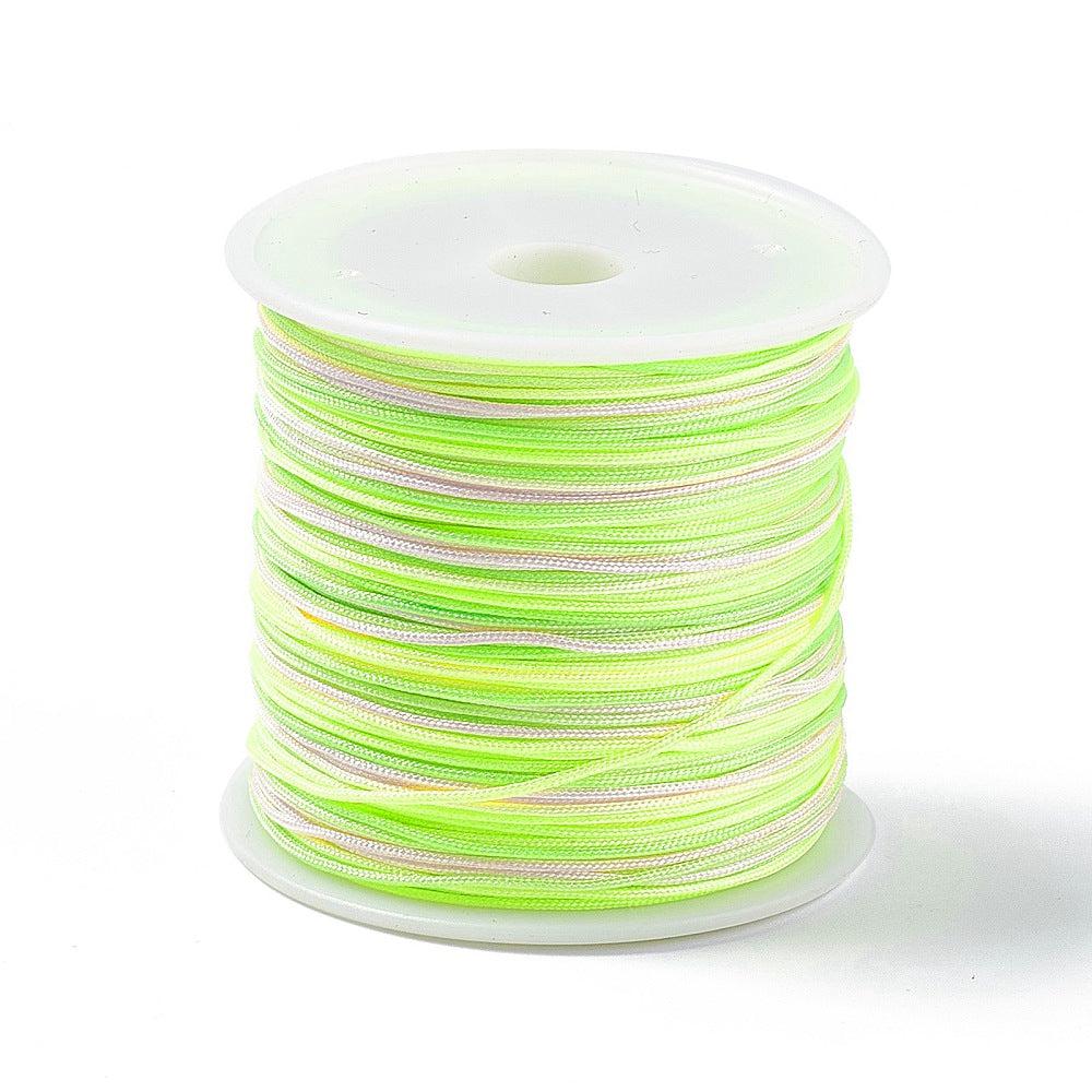 Nylon koord 0.8mm pastel groen- per 5 meter-koord-Kraaltjes van Renate