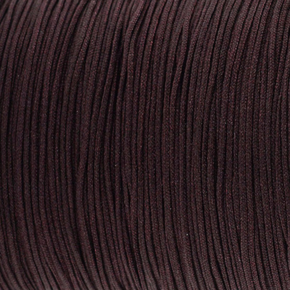 Nylon koord Chocolade Bruin 0.5mm - per 5 meter-koord-Kraaltjes van Renate