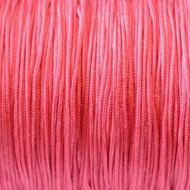 Nylon koord roze 0.8mm - 6 meter-Kraaltjes van Renate