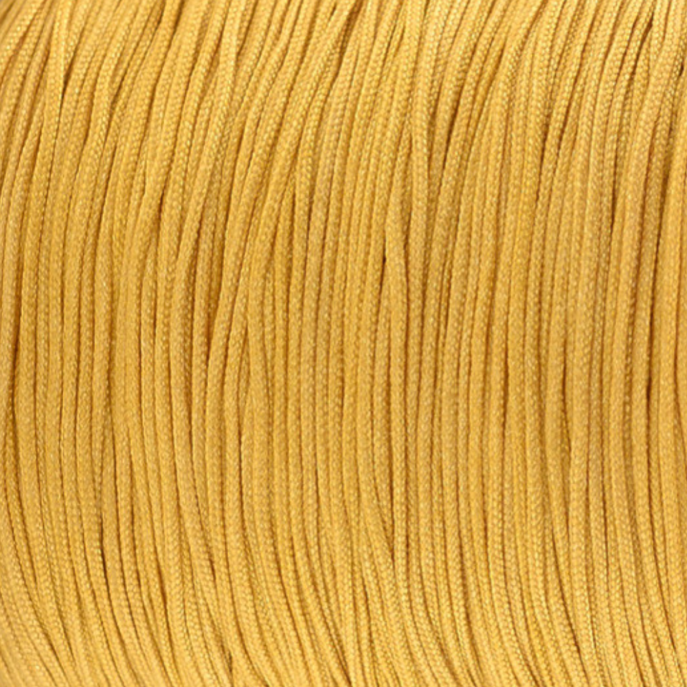 Nylon koord Goud 1.5mm - per 4 meter-koord-Kraaltjes van Renate