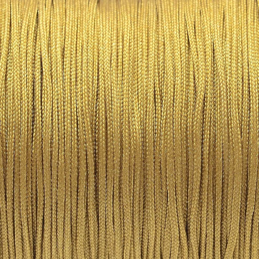 Nylon koord Goud 1mm - per 5 meter-koord-Kraaltjes van Renate