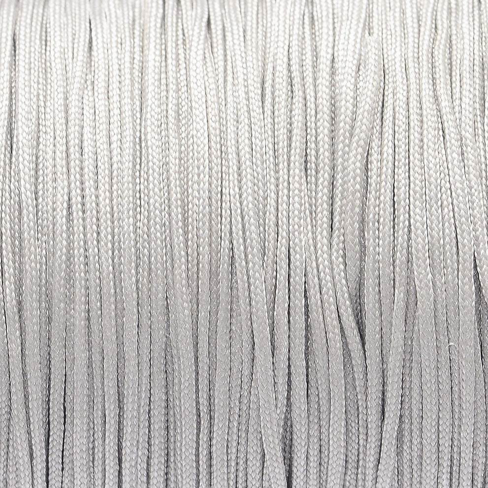 Nylon koord Licht Grijs 1mm - per 5 meter-koord-Kraaltjes van Renate