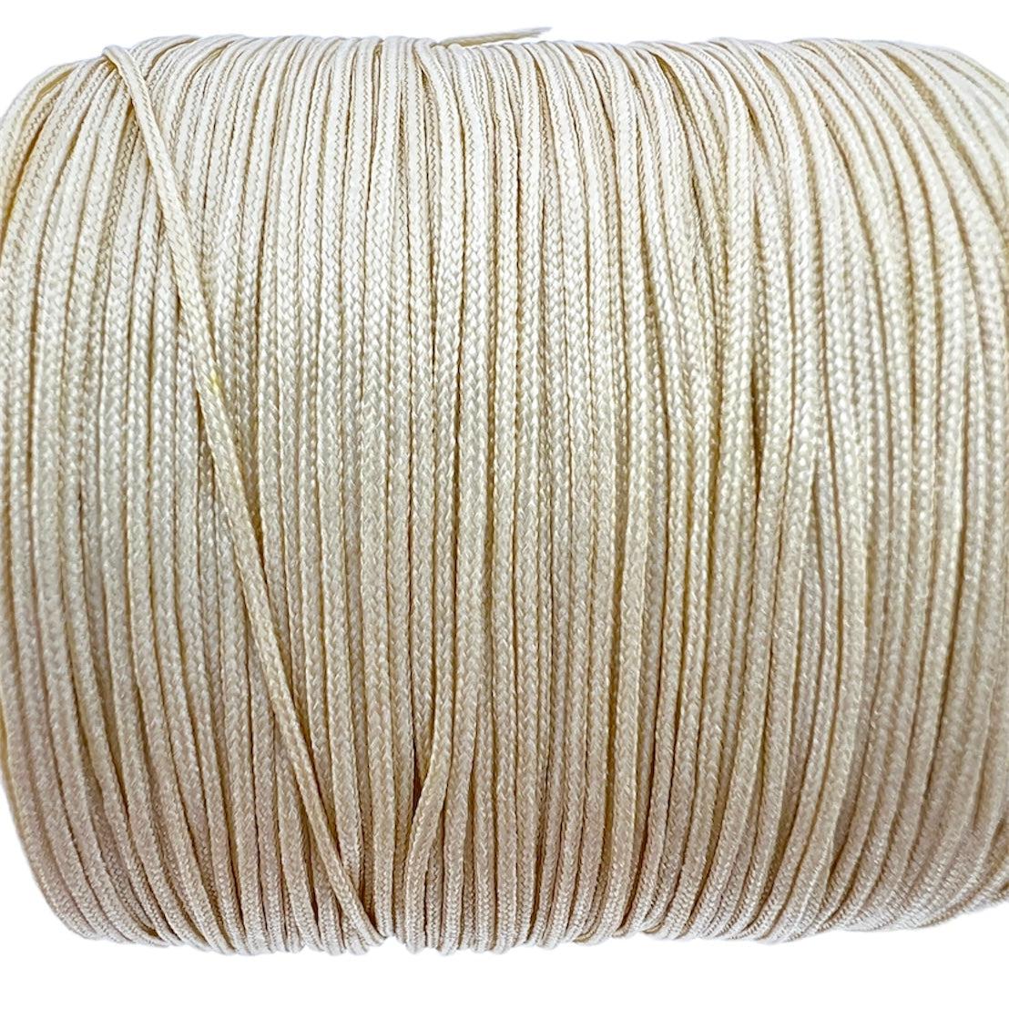 Nylon koord light khaki 0.8mm - 5 meter-koord-Kraaltjes van Renate