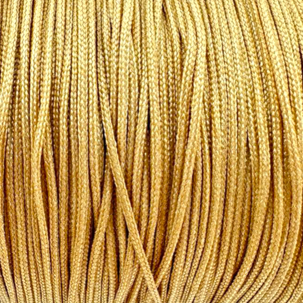 Nylon koord goud 0.8mm - 5 meter-koord-Kraaltjes van Renate