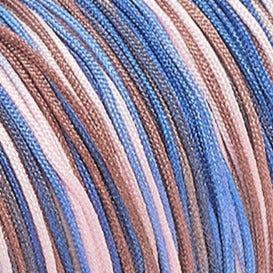 Nylon koord blue/pink/brown 0,8mm - 5 meter-koord-Kraaltjes van Renate