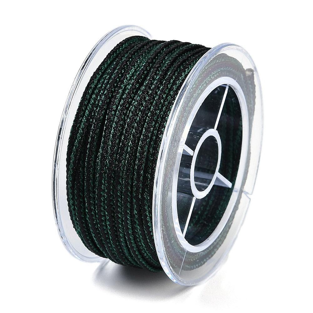 Nylon koord braided sea green 1,5mm- per meter-koord-Kraaltjes van Renate