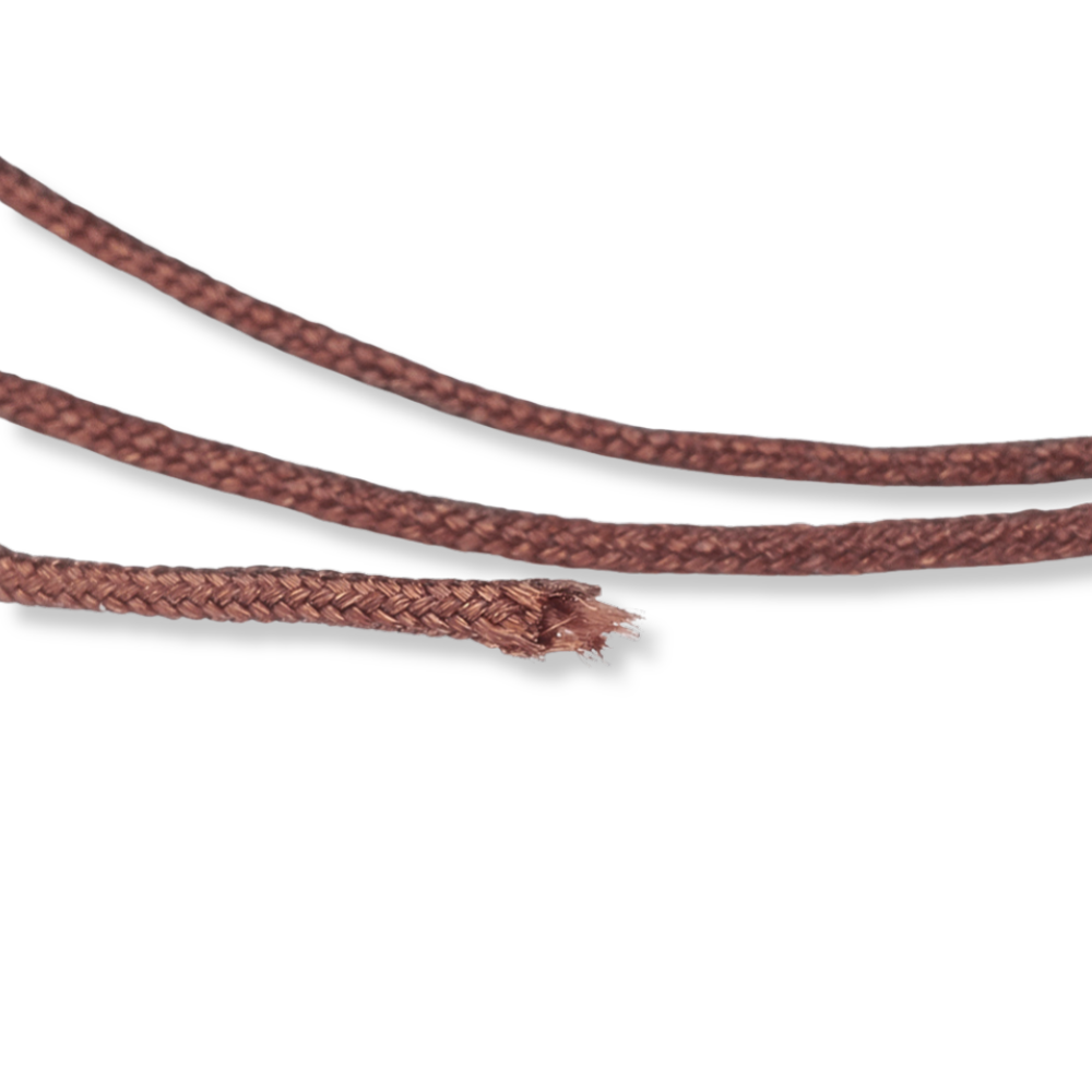 Nylon koord bruin 0.8mm - per 5 meter-koord-Kraaltjes van Renate