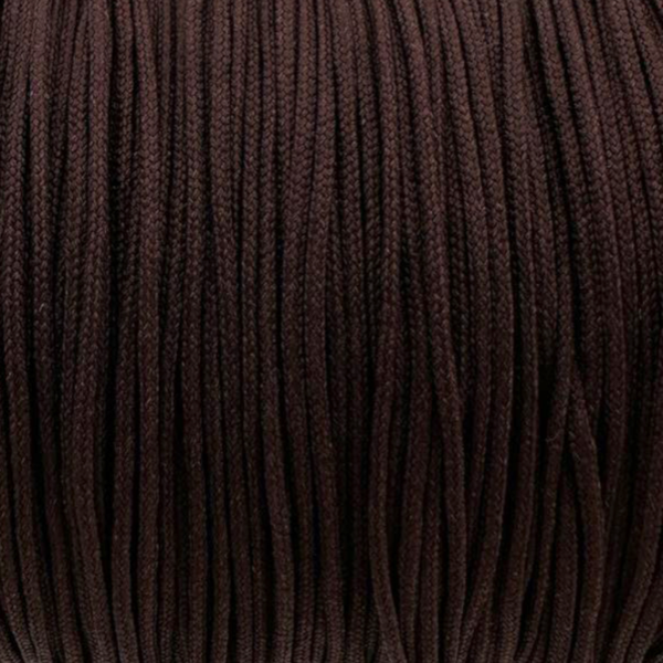 Nylon koord chocolade bruin 0.8mm - 5 meter-koord-Kraaltjes van Renate