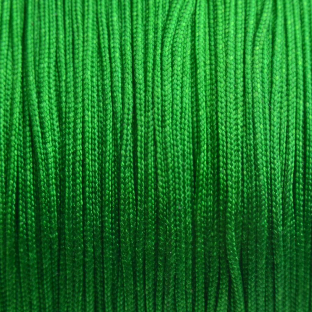 Nylon koord groen 0.8mm - 6 meter-Kraaltjes van Renate