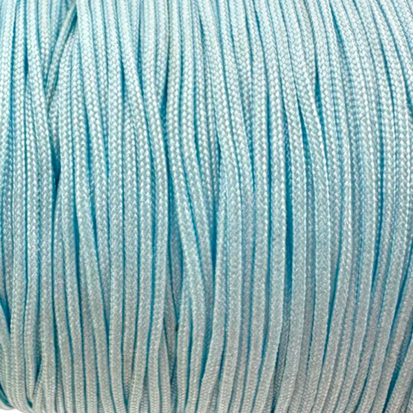 Nylon koord licht aqua blauw 0,8mm - 5 meter-koord-Kraaltjes van Renate