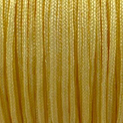 Nylon koord licht geel 0.8mm - 5 meter-koord-Kraaltjes van Renate