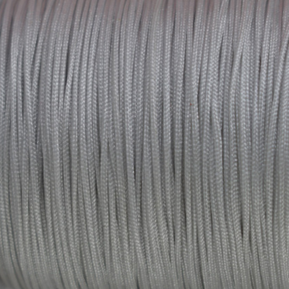 Nylon koord licht grijs 0.8mm - per 5 meter-koord-Kraaltjes van Renate