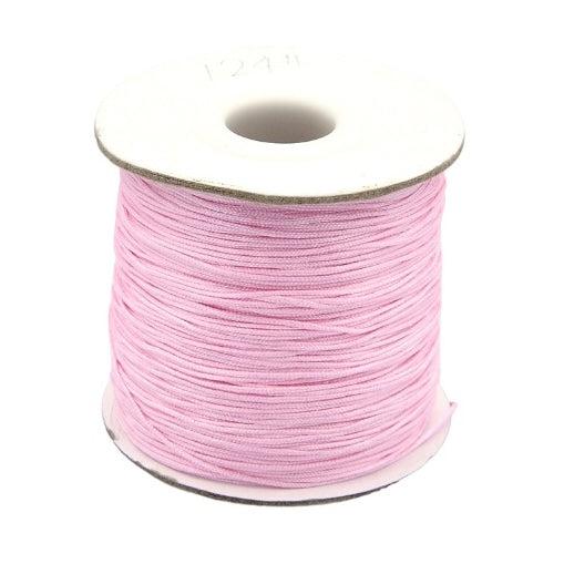 Nylon koord licht roze 0.8mm - 5 meter-koord-Kraaltjes van Renate