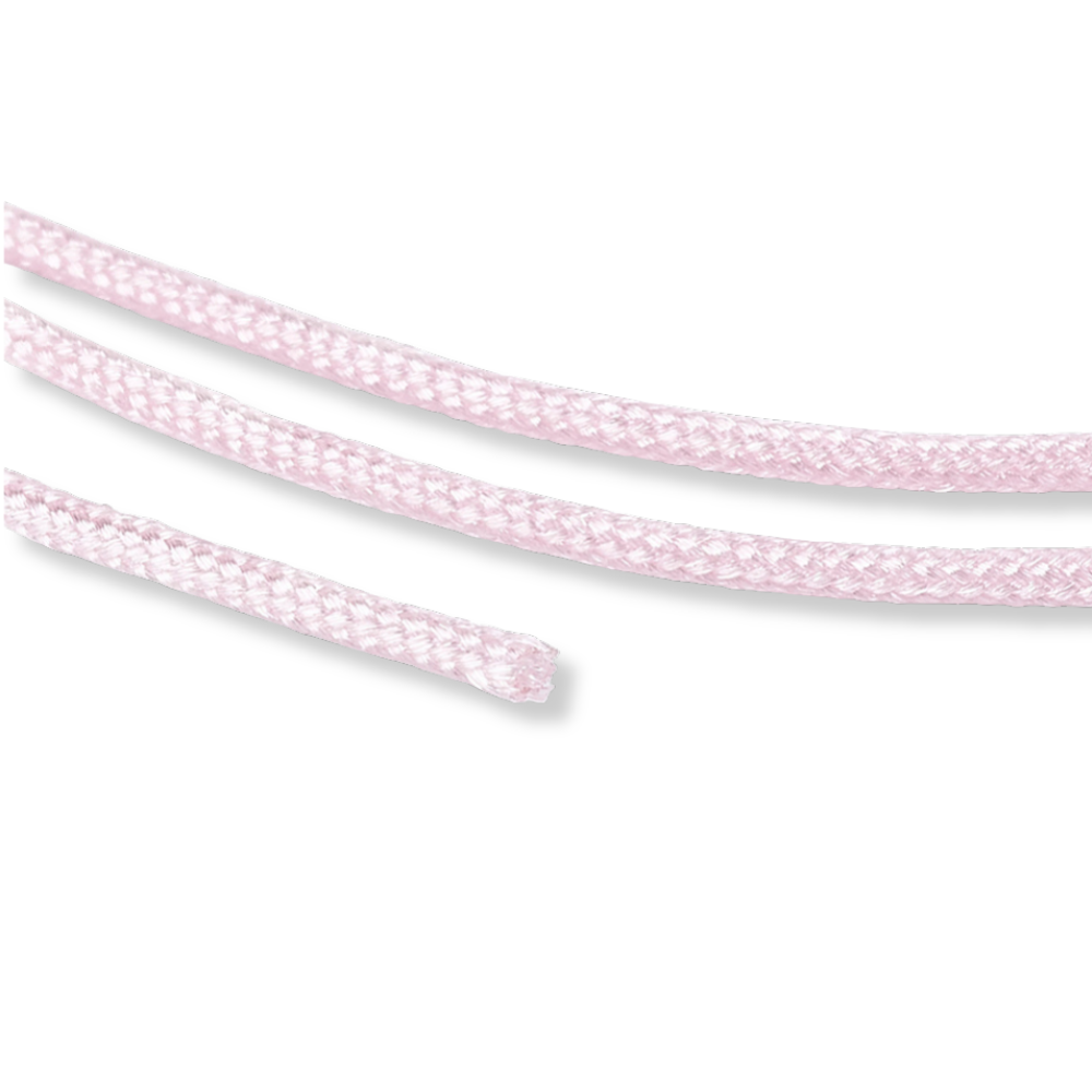 Nylon koord licht roze 0.8mm - per 5 meter-koord-Kraaltjes van Renate