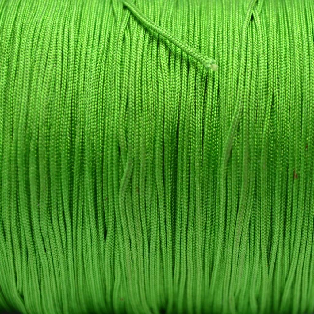 Nylon koord lime groen 0,8mm - 6 meter-Kraaltjes van Renate
