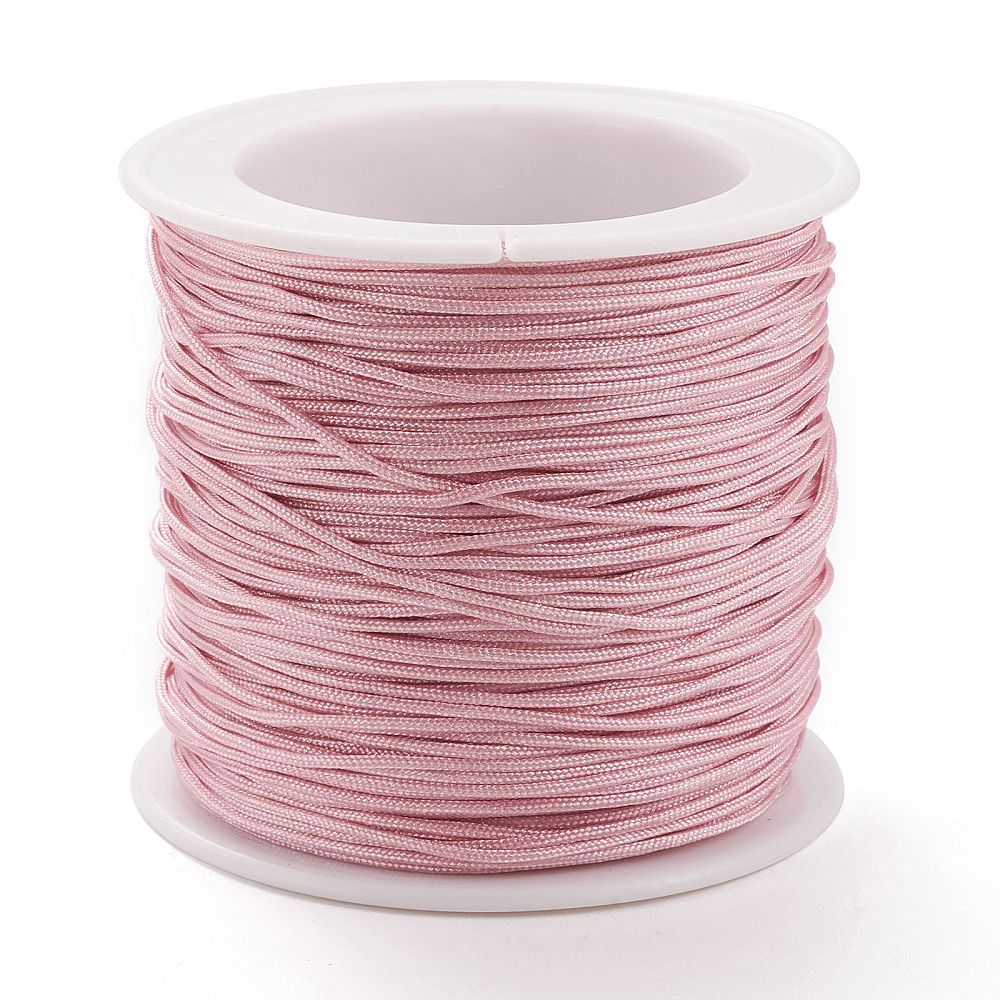 Nylon koord pearl pink 0.8mm - vanaf 5 meter-koord-Kraaltjes van Renate