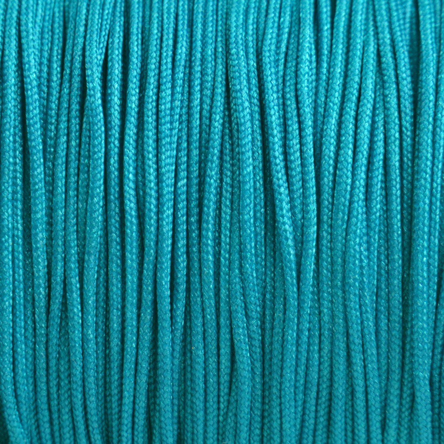 Nylon koord petrol blauw 0.8mm - 6 meter-Kraaltjes van Renate