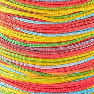 Nylon koord rainbow 0,8mm - 5 meter-koord-Kraaltjes van Renate