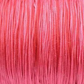 Nylon koord roze 0.8mm - 6 meter-Kraaltjes van Renate
