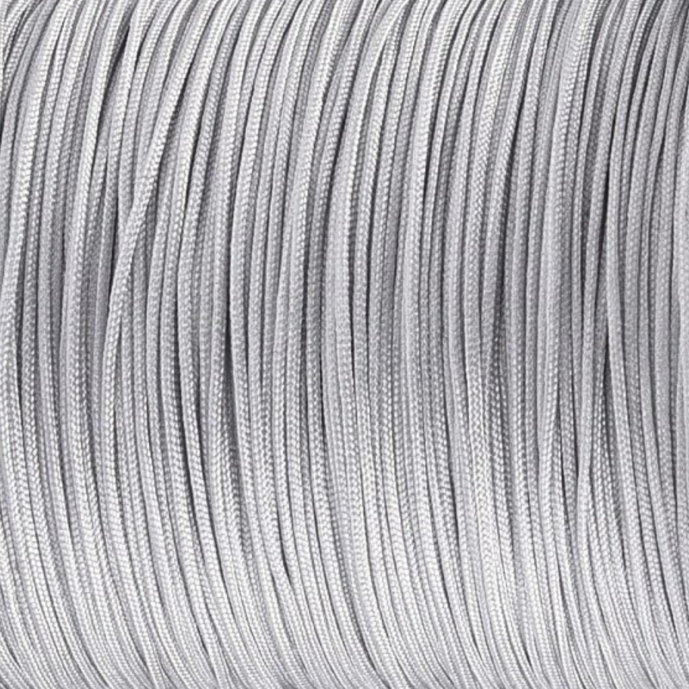 Nylon koord zilver 0.8mm - per 5 meter-koord-Kraaltjes van Renate