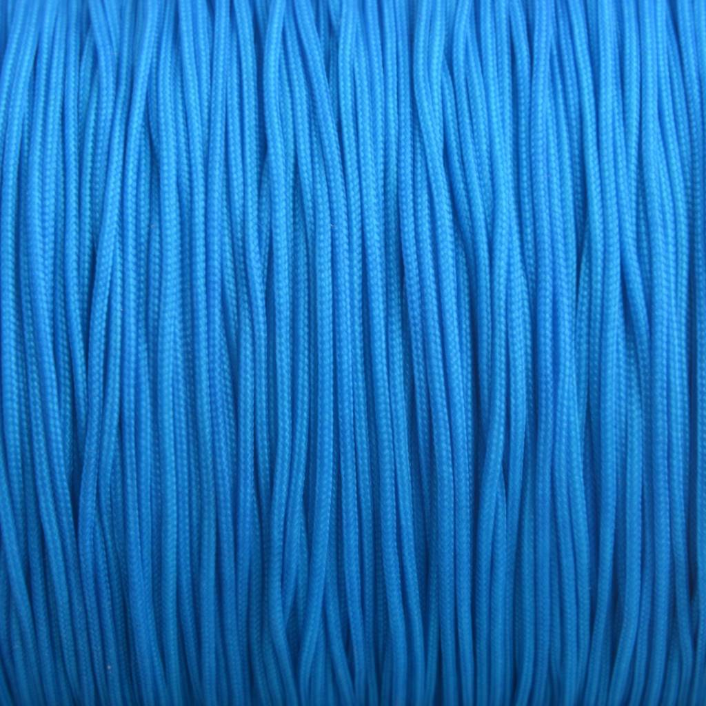 Nylon rattail koord aqua blauw 0.8mm - 6 meter-Kraaltjes van Renate