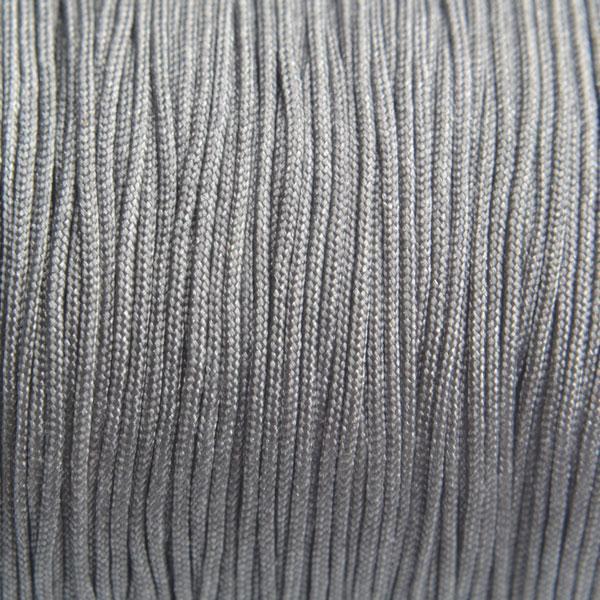 Nylon rattail koord dark grey 0.8mm - 6 meter-Kraaltjes van Renate