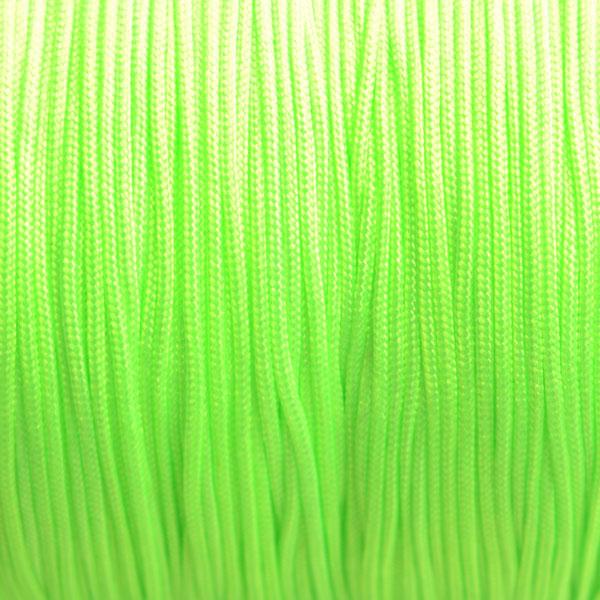 Nylon rattail koord fluor groen 0.8mm - 6 meter-Kraaltjes van Renate
