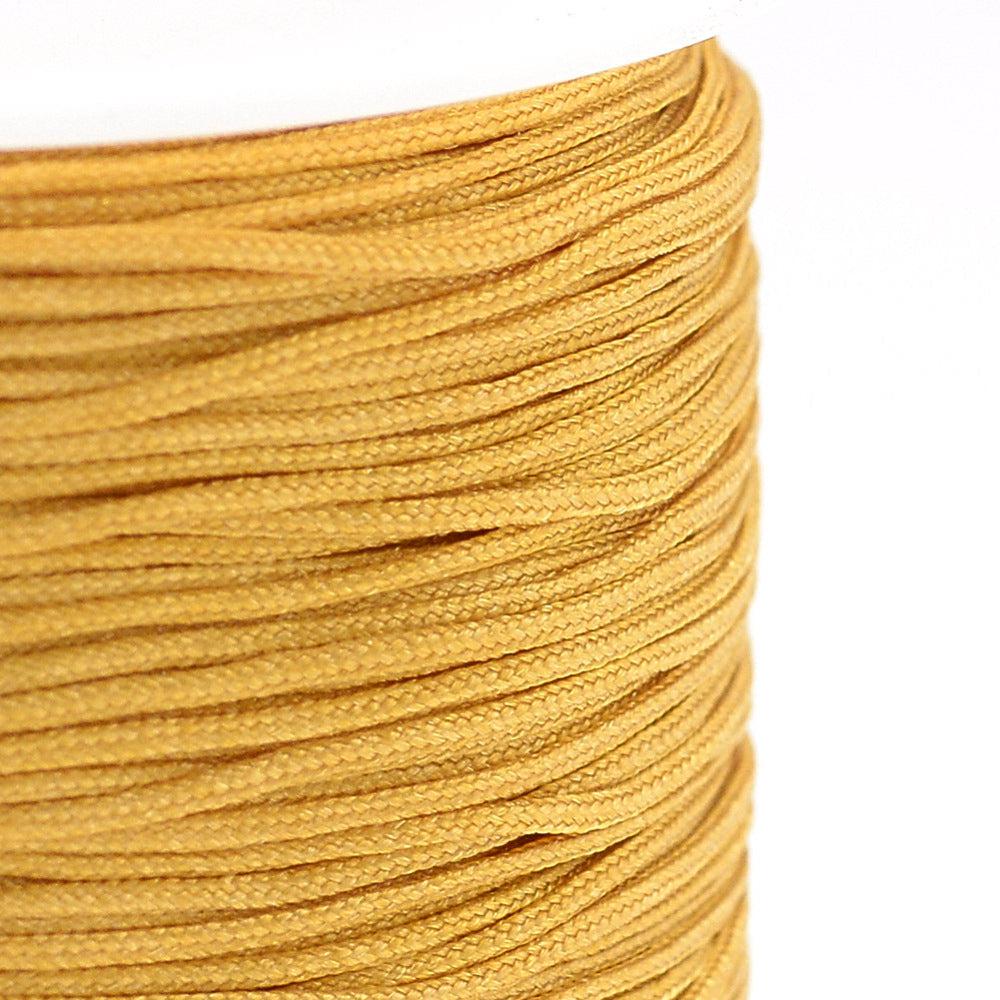 Nylon rattail koord goud 0.5mm - 5 meter-koord-Kraaltjes van Renate