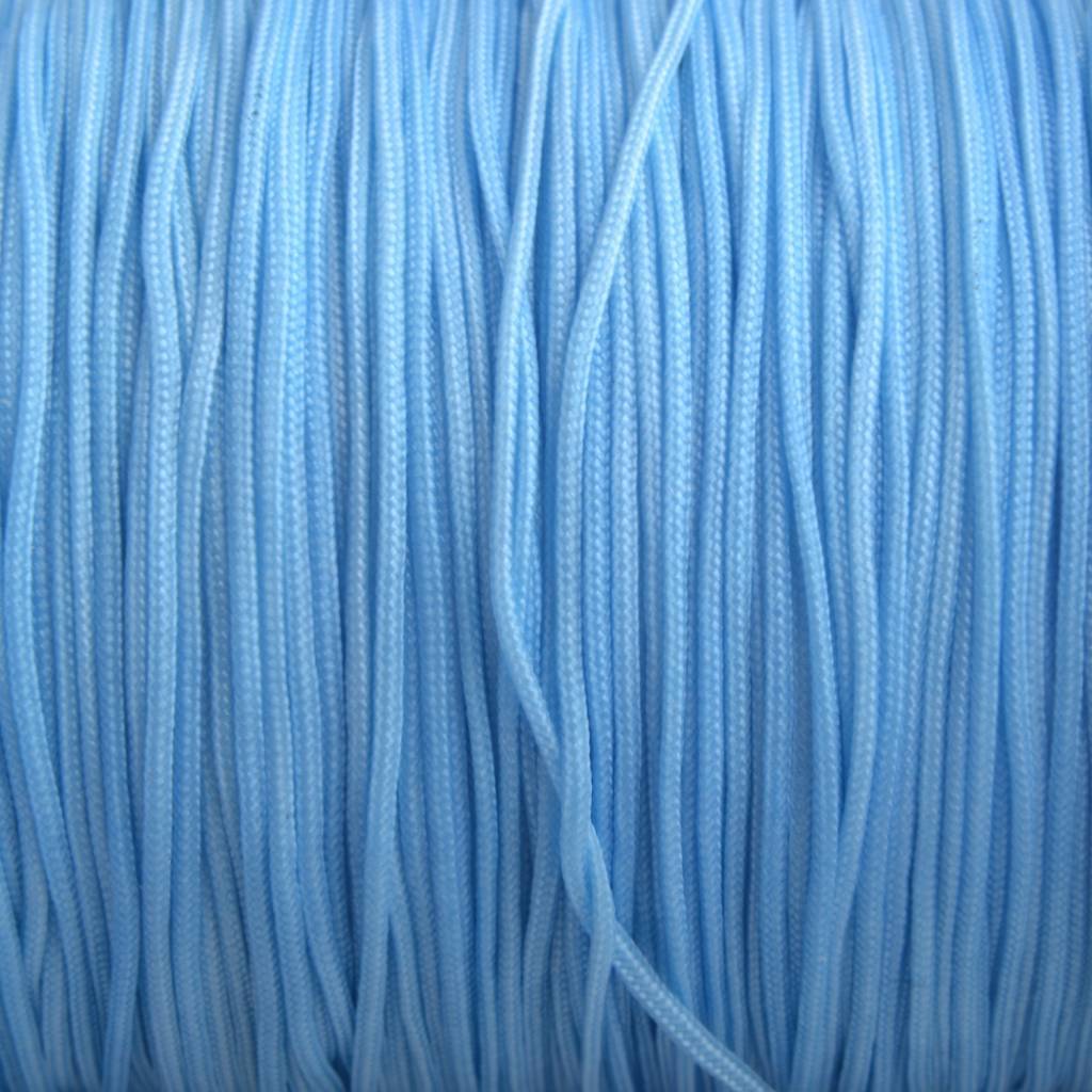 Nylon rattail koord licht blauw 0.5mm - 6 meter-Kraaltjes van Renate