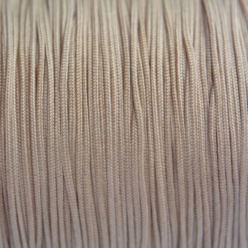 Nylon rattail koord licht bruin 0.8mm - 6m-Kraaltjes van Renate