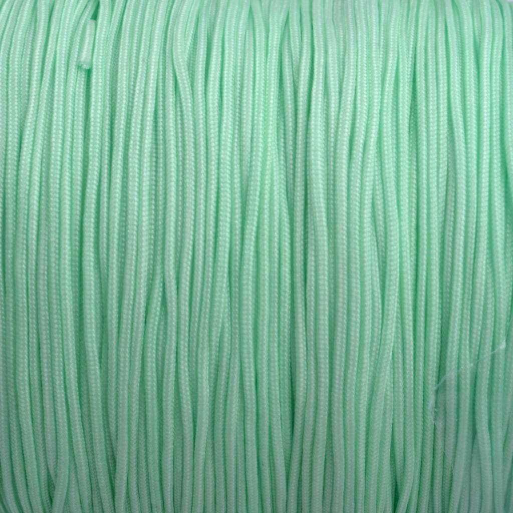 Nylon rattail koord mint groen 0.5mm - 6 meter-Kraaltjes van Renate