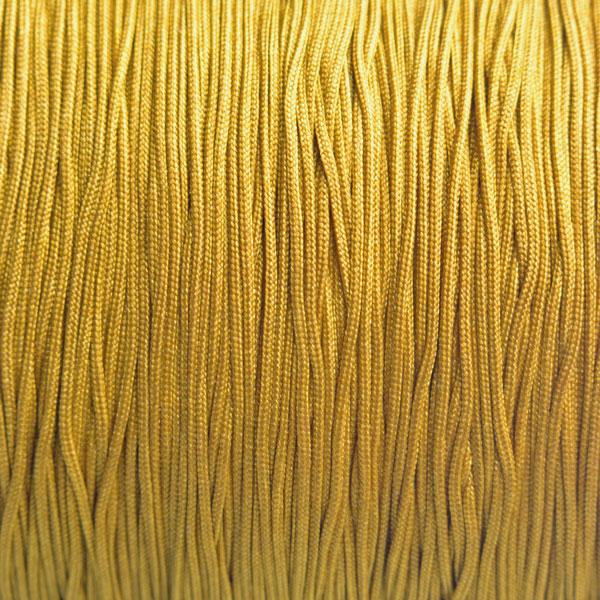 Nylon rattail koord oker goud 0.5mm - 6 meter-Kraaltjes van Renate