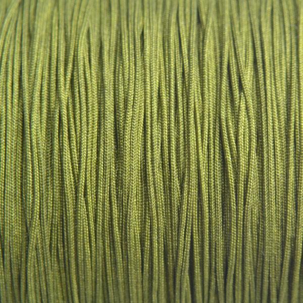 Nylon rattail koord olijf groen 0.5mm - 6 meter-Kraaltjes van Renate