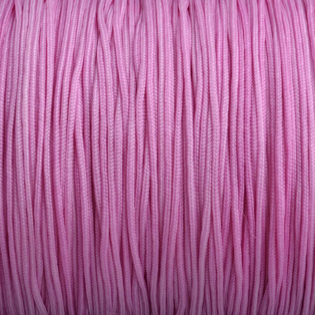 Nylon rattail koord pink lilac 0.8mm - 6 meter-Kraaltjes van Renate