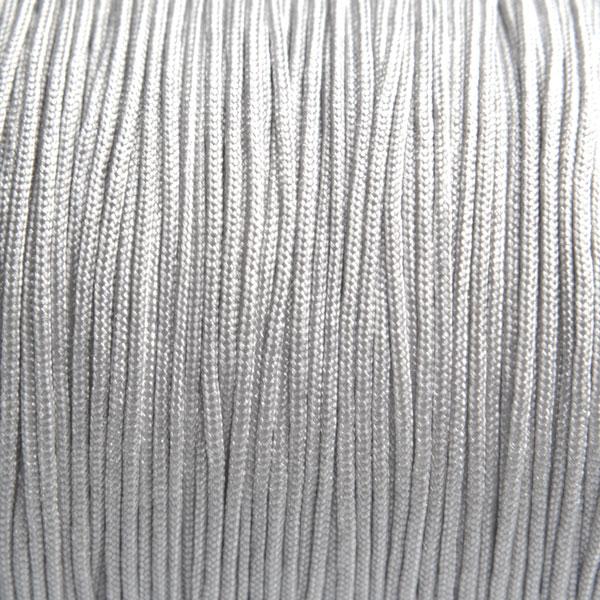 Nylon rattail koord silver grey 0.8mm - 6 meter-Kraaltjes van Renate